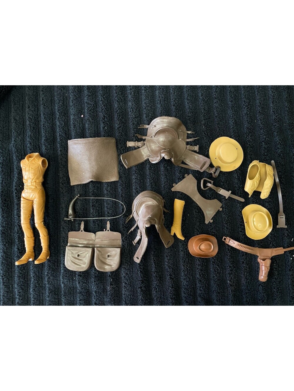 Vintage Lot Louis Marx& Co Johnny West, Accessories Lot